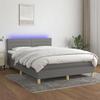VidaXL Slat Bed Base with Mattress and LED, Upholstered Bed, Double Bed, Adult Bed for Interior Bedroom, 3133790