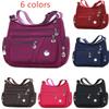 6 Colors Waterproof Nylon Bag Fashion Women Single Shoulder Bag Crossbody Bag Casual Handbags Messenger Bag