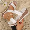 Women's Sandals Bohemia Heels Summer Wedges Heeled Women Slippers Summer Shoes Woman Footwear