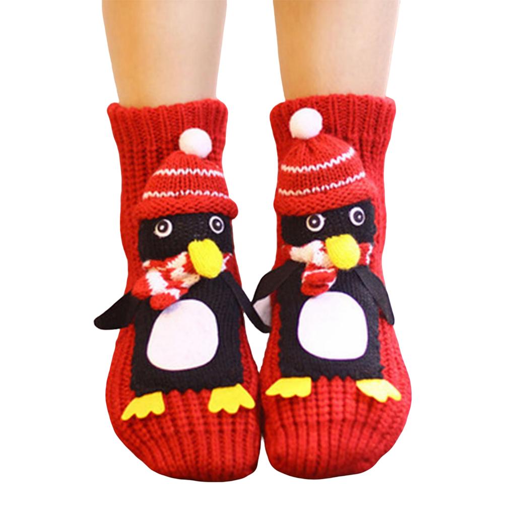 Women's Thick Knit Proof Warm Casual Floor Carpet Socks