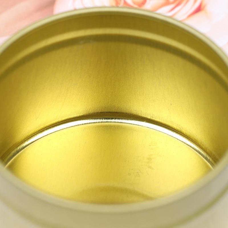 DIY Round Candle Jars 4Oz Aluminum Tins With Lids Cosmetic Sample Containers Storage Organizer