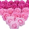 50Pcs Rose Artificial Foam Flower Head Fake PE Flower for Home Room Dceoration DIY Party Flower Wreath Accessories Wedding Decor
