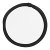 Disc Light Reflector 11.8in Round Silver White Collapsible Double Sided Photo Reflector for Photography
