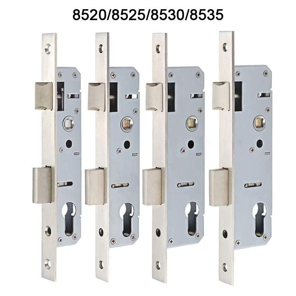 Stainless Steel Aluminum Door Lock Universal Frame Mortise Lock Safety Exterior Door Lock  Home