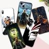 Black Tpu Case For Samsung Galaxy A03 Core A03S A13 A23 LTE A33 A53 A73 4G 5G Japanese Anime Bleach