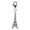 [Q4892] - Silver Charm Pendant 'Eiffel Tower' Silver (rhodium-plated) - 20x8 Mm