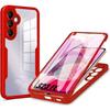 Protective Case - BOOLING - for Samsung Galaxy S23 FE - Red - Full Protection - Rigid