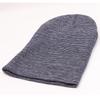 Casual Beanies Warm Stripes Knitted Femme Autumn Winter Unisex Caps