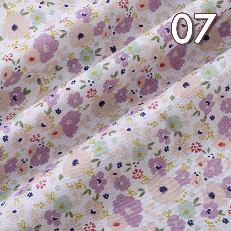 100*150cm Pastoral Style Small Floral Printed Cotton Fabric Summer Thin Flower Fabric For DIY Dress Patchwork Sewing Accessories