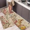1Pcs Rabbit Anti Fatigue Kitchen Rugs Waterproof Non-Slip Thick Cushioned Kitchen Mat Heavy Duty Comfort Standing Mat for Kitchen