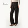 broadcast Women's Basic Straight Leg Casual Trousers