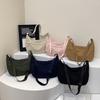 Solid Color Simple Casual Messenger Bag Women's 2025 New Korean Version Shoulder Bag Outdoor Trendy Student Tote Bag
