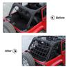 Mesh Cargo Net Trunk Cargo Net  for Jeep Wrangler JK JKU 2007-2017 1 PC Black