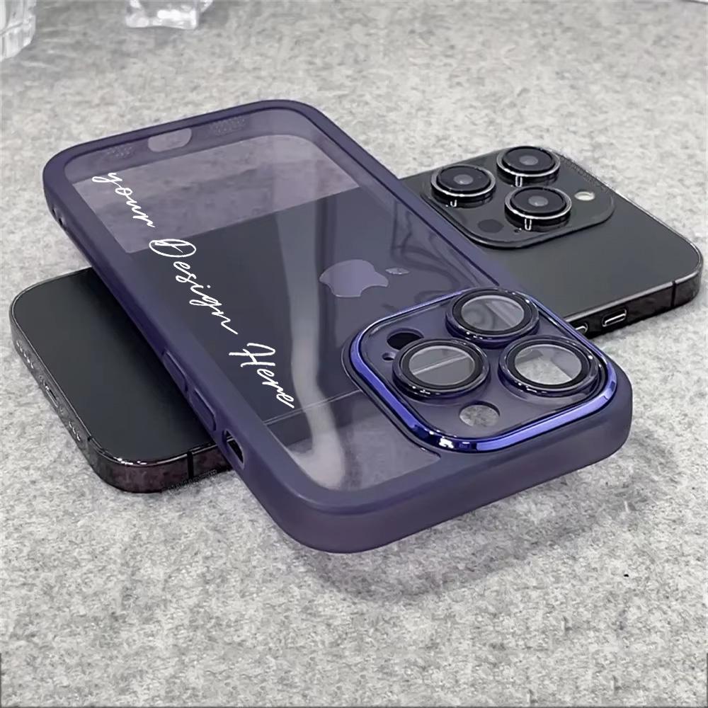 Customized Name Bumper Clear Phone Case For TECNO CAMON 30S Pro 30 5G 4G Camera Protection