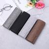 New Vintage Retro Square Glasses Box Storage Folding Eyewear Case Glasses Linen Case