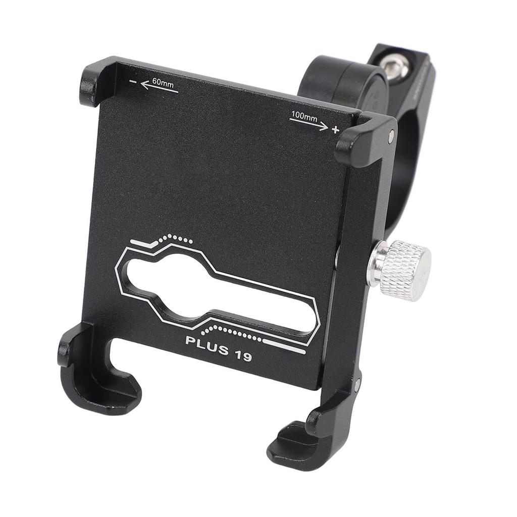 Phone Mount Aluminum Alloy Adjustable Anti Slip Cycling Handlebar Mounted Cell Phone Holder for