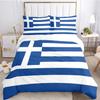 US UK National Flag Digital Polyest Duvet Cover Bedding Sets Soft Quilt Cover and Pillowcases for Teens Single/Double/Queen/King