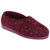Comfylux Womens/Ladies Helen Floral Superwide Slippers