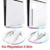 For PS5 Slim Console Vertical Stand With RGB LED Atmosphere Light Game Console Stand Base For PS5 Slim Optical Drive/digital