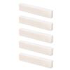 5Pcs DIY Blank Buffalo Bone Nut String Pillow for Classical Electric Acoustic Guitar 52x6x10mm