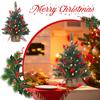 Christmas Tree With Lights, 20inch Table Top Miniature Christmas Trees Pre Lit Artificial Christmas Tree Spruce Desk Decoration With Miniature Tree