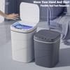 16L Automatic Sensor Trash Can Electric Waste Bin Waterproof Kitchen Wastebasket Induction Bathroom Recycling Trash Bin