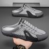 Summer New Mesh Slippers Breathable Casual Men's Shoes One Pedal Lazy Shoes Casual Shoes Hollowed Out