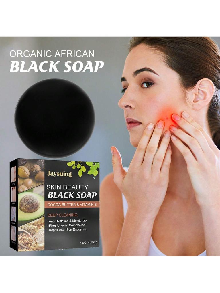 120g Acne-removing and Skin-beautifying Soap, Cleansing and Antibacterial, Facial Whitening and Pore-tightening, Skin-rejuvenating Handmade Soap