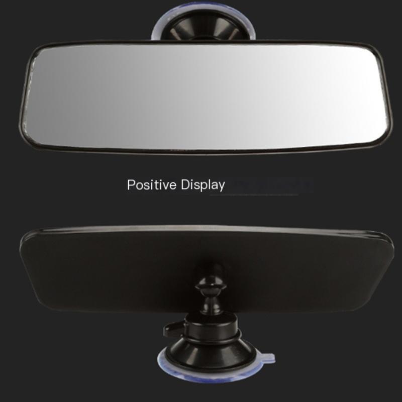 Anti-Glare Baby Car Monitor Mirror - Suction Cup Mounted Central Observation Mirror for Driving School & Parent Safety