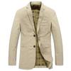 Spring and Autumn Men's Suits, Collar Jackets, Cotton Business Casual Jackets, Men's Thin Jackets Suits