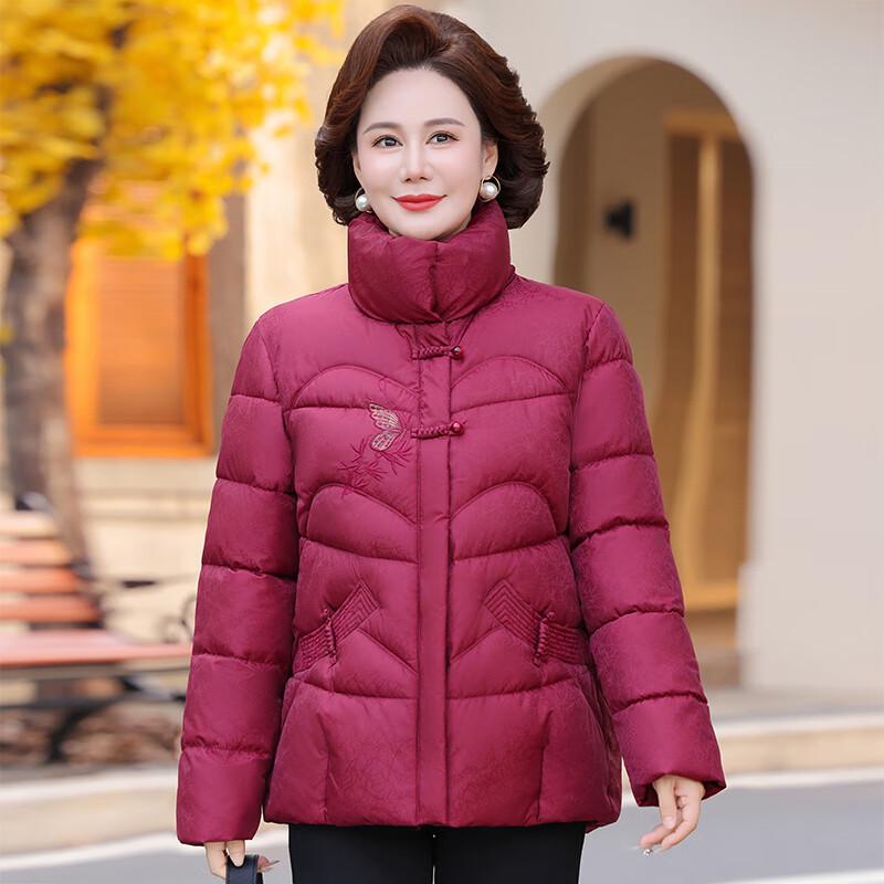 Women's Mid-Aged Winter Plus Size Padded Jacket