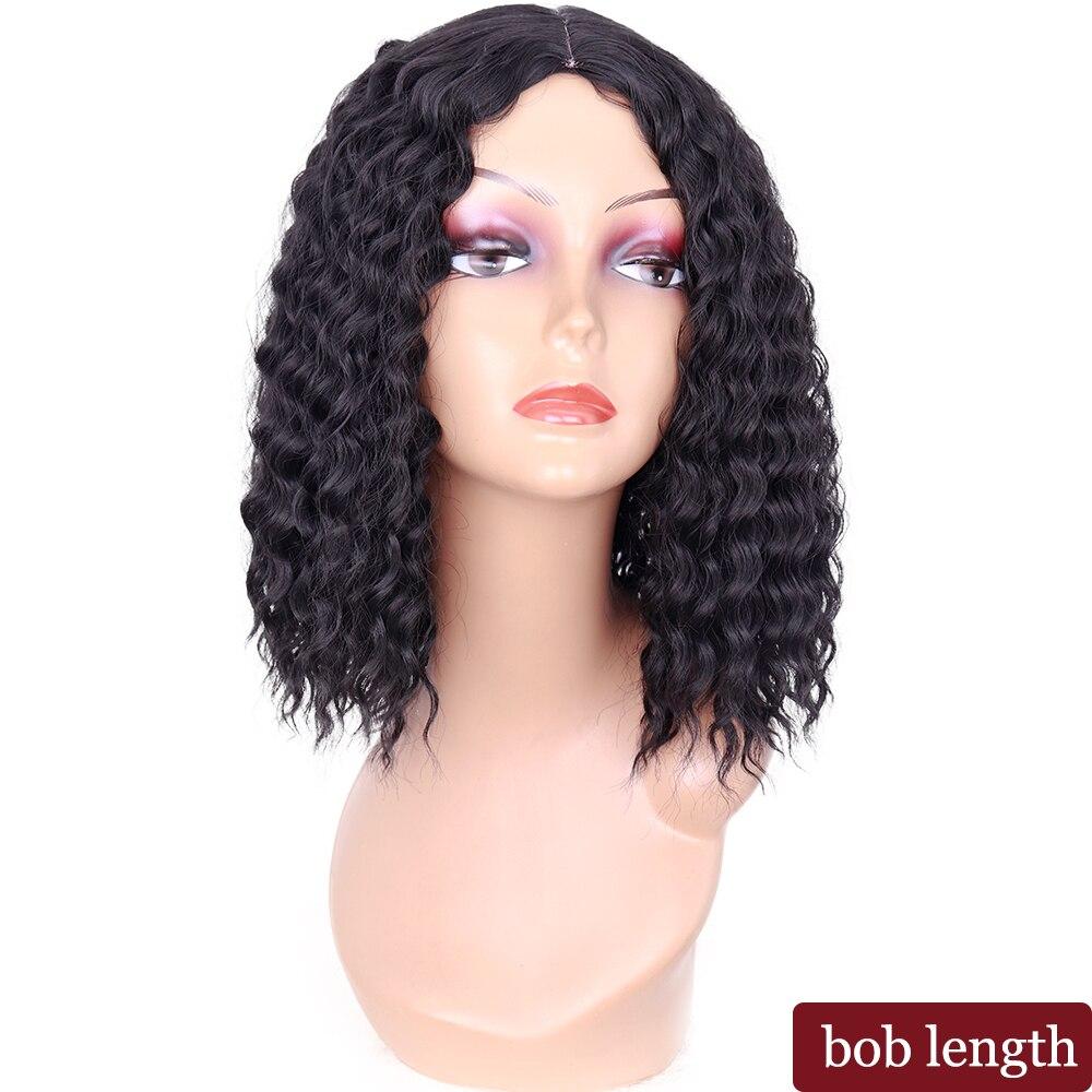 MISSQUEEN 13 15 26 30 Inches Synthetic Long Afro Kinky Curly Wigs for Black Women Hair Deep Wave Wig for Girl Heat Resistant Cosplaly Party Wigs