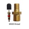 1/4 NPT 1/8 NPT M10 Air Compressor Tanks Fill Valve Brass Automobile Tire Valve Core
