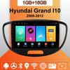 Car Radio Android Auto Carplay For Hyundai Grand I10 2008-2012 Multimedia Player Head Unit Stereo GPS Navigation BT WIFI 1+16GB