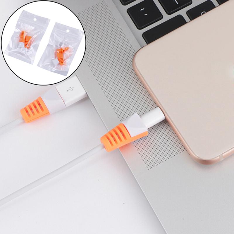 4Pcs Practical Protector Saver Cover For Phones Usb Charger Cable Cord Wire