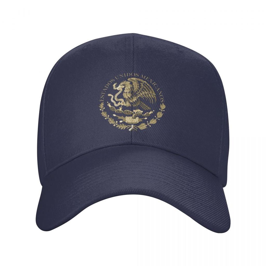 Classic Coat Of Arms Of Mexico Baseball Cap Women Unisex Custom Adjustable Adult Mexican Flag Seal In Sepia Dad Hat Outdoor
