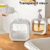 Lotion Bottle Leak-Proof Clear Design Press-down Pump Dispenser Wide-Mouth Plastic Waterproof Liquid Bottle