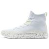 Chuck Taylor All Star Crater Knit High White Barely Volt Unisex Sneakers Egret 170368C