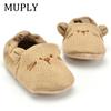 Adorable Infant Slippers Toddler Baby Boy Girl Knit Crib Shoes Cute Cartoon Anti-slip Prewalker Baby Slippers Slip-Ons