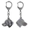 Vizsla, Hungarian Short-haired Pointer - Silver-plated Key Ring with Dog, Handbag Decoration, Backpack Pendant by Brand