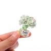 1/12 Dollhouse Flower Miniature Flower Vase Model Doll Home Potted Plants Decor Toy Micro Landscape Plant Ornament Toy