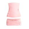Waist Pelvic Postpartum Double Set Belt, Belt, Corset, Waist, Pelvis, Stomach, Support, Support, 2-Piece (Pink, XL)