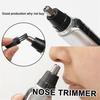 Electric Nose Hair Trimmer Safe Face Hair Shaving Razor