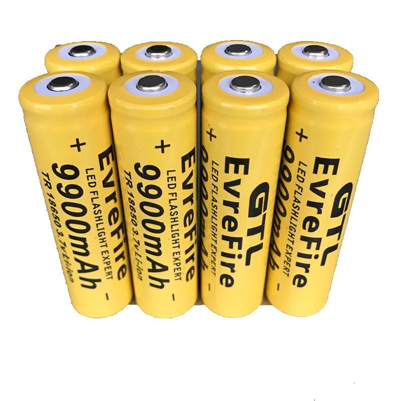 GTL 18650 9900mAh 3.7V Lithium Battery - Explosion-Proof LED Flashlight Battery