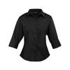 Womens/Ladies Poplin 3/4 Sleeve Shirt