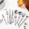 Stainless Steel Cutlery with Steak Cutter Mirror Polished Flatware Utensils Metal