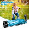 21-Hole Bubble Blower Toy Automatic Bubble Machine with Music & Lights Romantic Atmosphere Bubble Maker for Kids Outdoor Birthday Party Favors