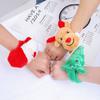 Stuffed Christmas Toy Shake Wristbands Hand Pat Circle Hands Clap Circle Pumpkin Buckle Ring