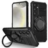 Shockproof Magnetic Ring Holder Case for Samsung Galaxy S24 S23 S22 S21 S20 Ultra Plus 23 FE Note20 Slide Camera Protetion Cover