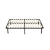 Jacky - Solid and Comfortable Bed Base 140x190 X 29 Cm Slatted Frame 9 Metal Legs - Quick and Easy Assembly